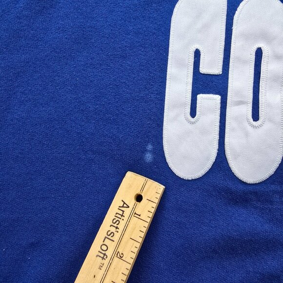 Indianapolis Colts Sweatshirt Mens Large Blue Full‎ Zip Fleece NFL Football - Picture 4 of 11